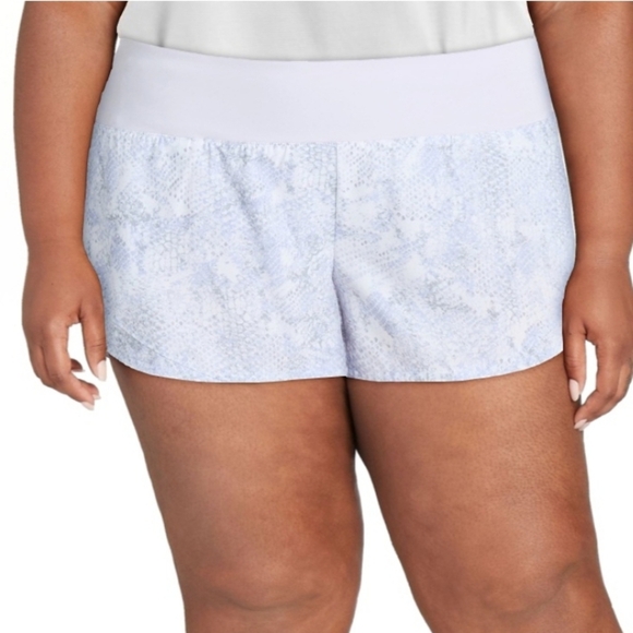 NWT Avia Women's Plus Compression Waist Running Athletic Shorts XXXL 22 - Picture 1 of 9